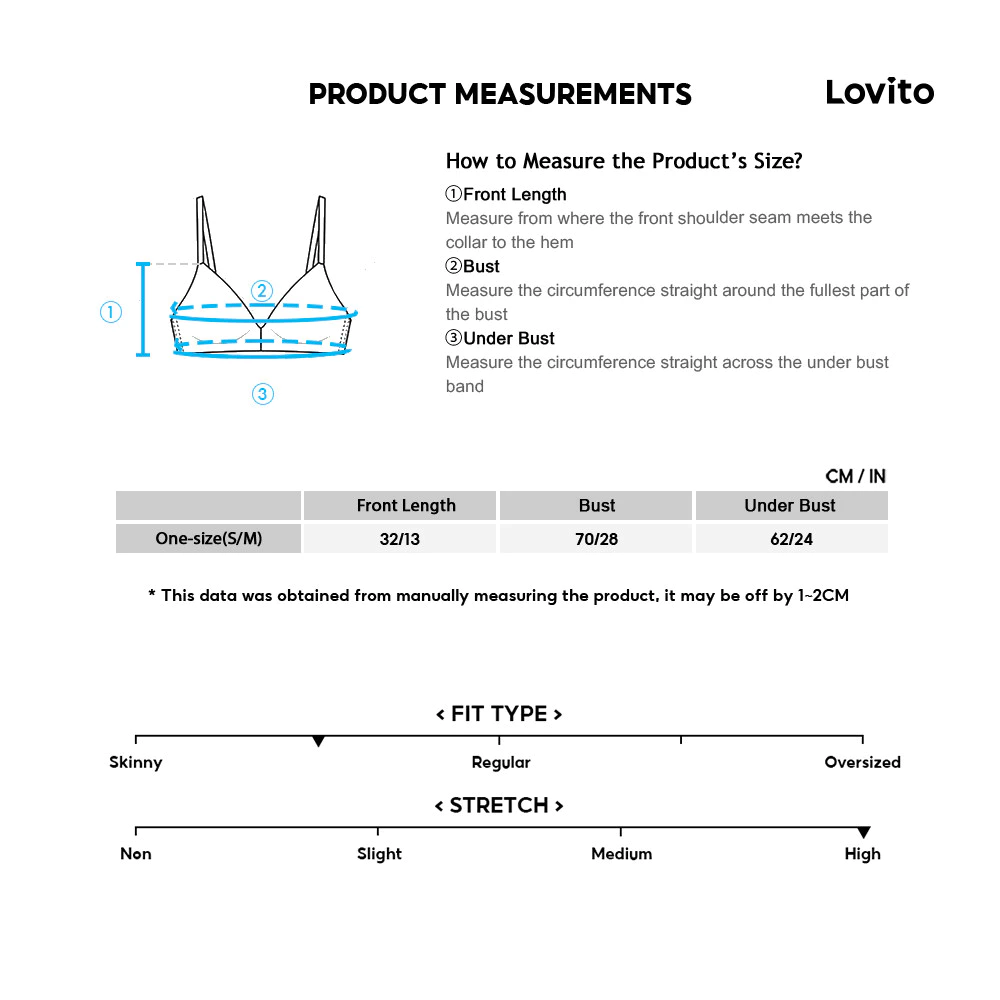 Lovito บราสปอร์ต ไร้รอยเย็บ มีเข็มขัด LNE51381 thumbnail 5
