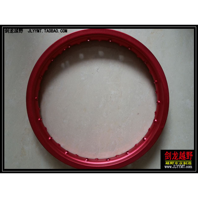 กะหล่ําปลี Zongshen CQR Zhenglin รถจักรยานยนต์ออฟโรด 2.15 * 18 36 หลุมขอบอลูมิเนียมขอบเหล็ก