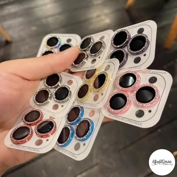 เคสไอโฟน 16 AIR 17 สำหรับ IPhone 17 13 15 12 11 16 14 Pro Max 15 16 14 Plus 12 13mini เพชรฟิล์มเลนส์สว่างดี ผู้ป้องกัน