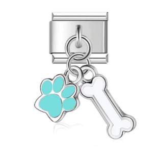 สร้อยข้อมือ Paw Series ออกแบบสไตล์อิตาเลียน วัสดุไทเทเนียม สามารถปรับแต่งได้เองตามชอบ