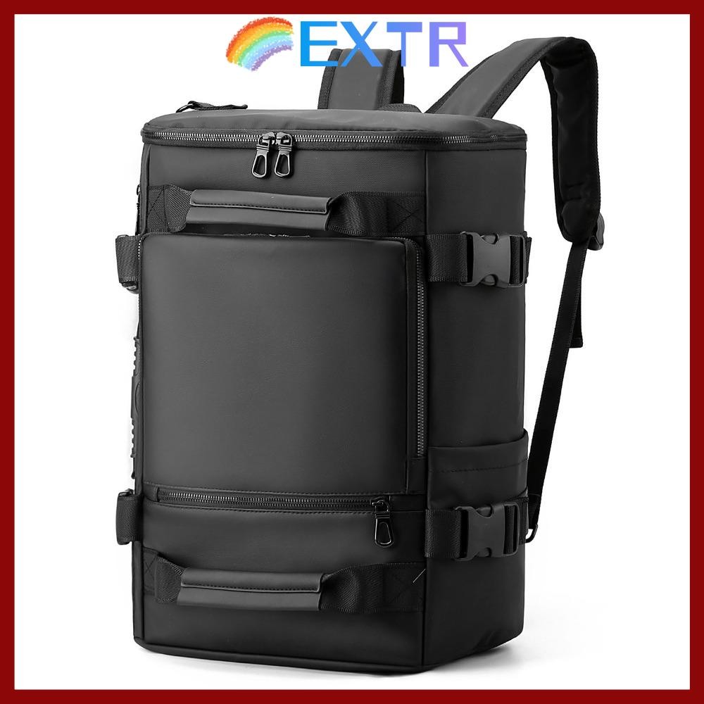 กระเป๋าเป้สะพายหลังผู้ชาย EXTR, กระเป๋าเป้สะพายหลังเดินทางมัลติฟังก์ชั่นความจุขนาดใหญ่, กระเป๋าเดินทางไนลอนกันน้ําแบบพกพา