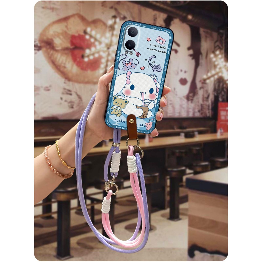 TPU เคสโทรศัพท์กันน้ําสําหรับOPPO K12X/1+Nord CE4Lite Crossbodyป้องกันฝุ่นGraffitiซิลิโคนเต็มห่อป้อง