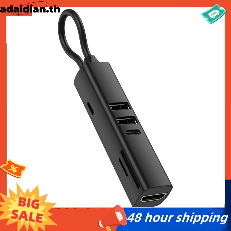 USB 3.0 HDTV 4K 30Hz วิดีโอ 7 in 1 USB C HUB SD TF Card Slot Reader Multi-Ports PD 100W ชาร์จสําหรับ