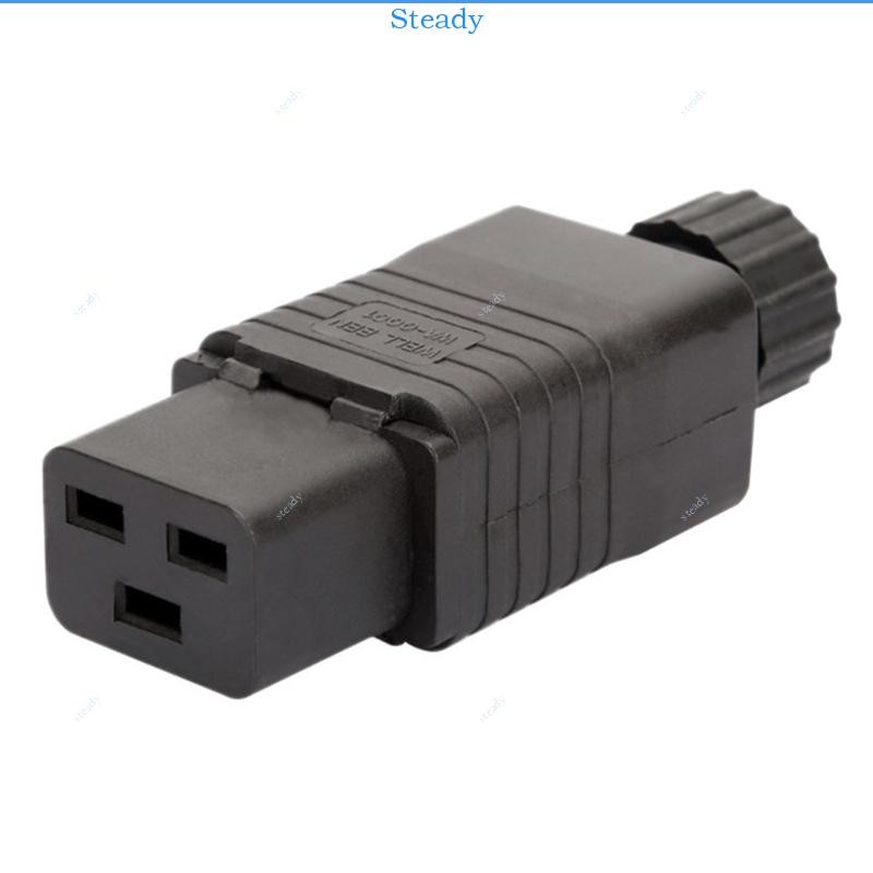 Steady 250VAC Conector IEC Conector IEC 320 C19 Plugue หญิง Converable ซ็อกเก็ต