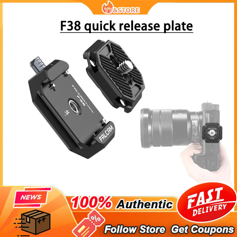 Falcam โดย Ulanzi F38 Universal ArcaSwiss Plate Quick Release System สําหรับกล้องแอ็คชั่นล็อคที่ปลอด