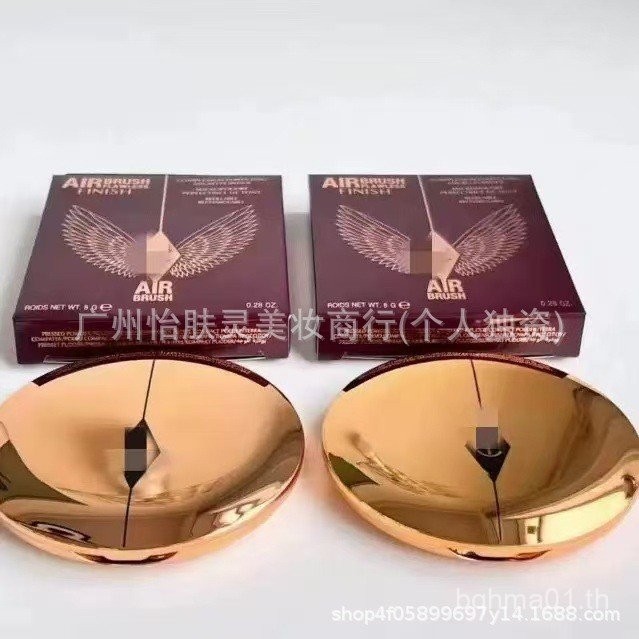 Cross-Border Direct Supply CT Pressed Powder Ready Stock รูปแบบใหม่+ผงอัดแข็งแสงจันทร์สีขาว ทั้งภาษา