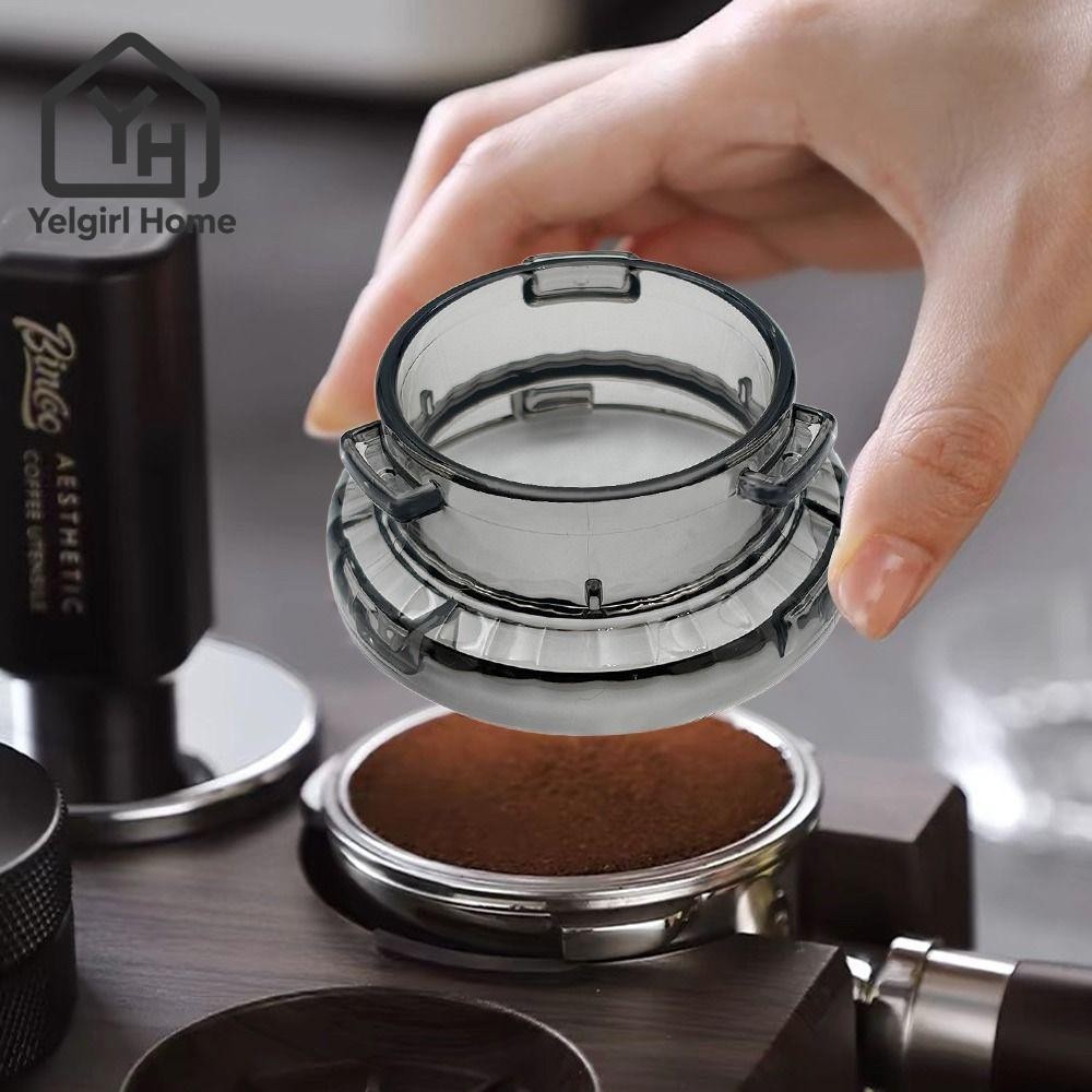 YELGIRLB Coffee Dosing Ring, Universal Coffeeware Breville Dosing Funnel, แฮนด์ฟรีทนทาน 54 มม. Espre