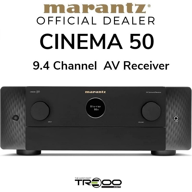 Marantz Cinema 50 MultiRoom บลูทูธ/WiFi/Ethernet Network Streamer & 9.4 ช่อง 8K HiFi AV Receiver