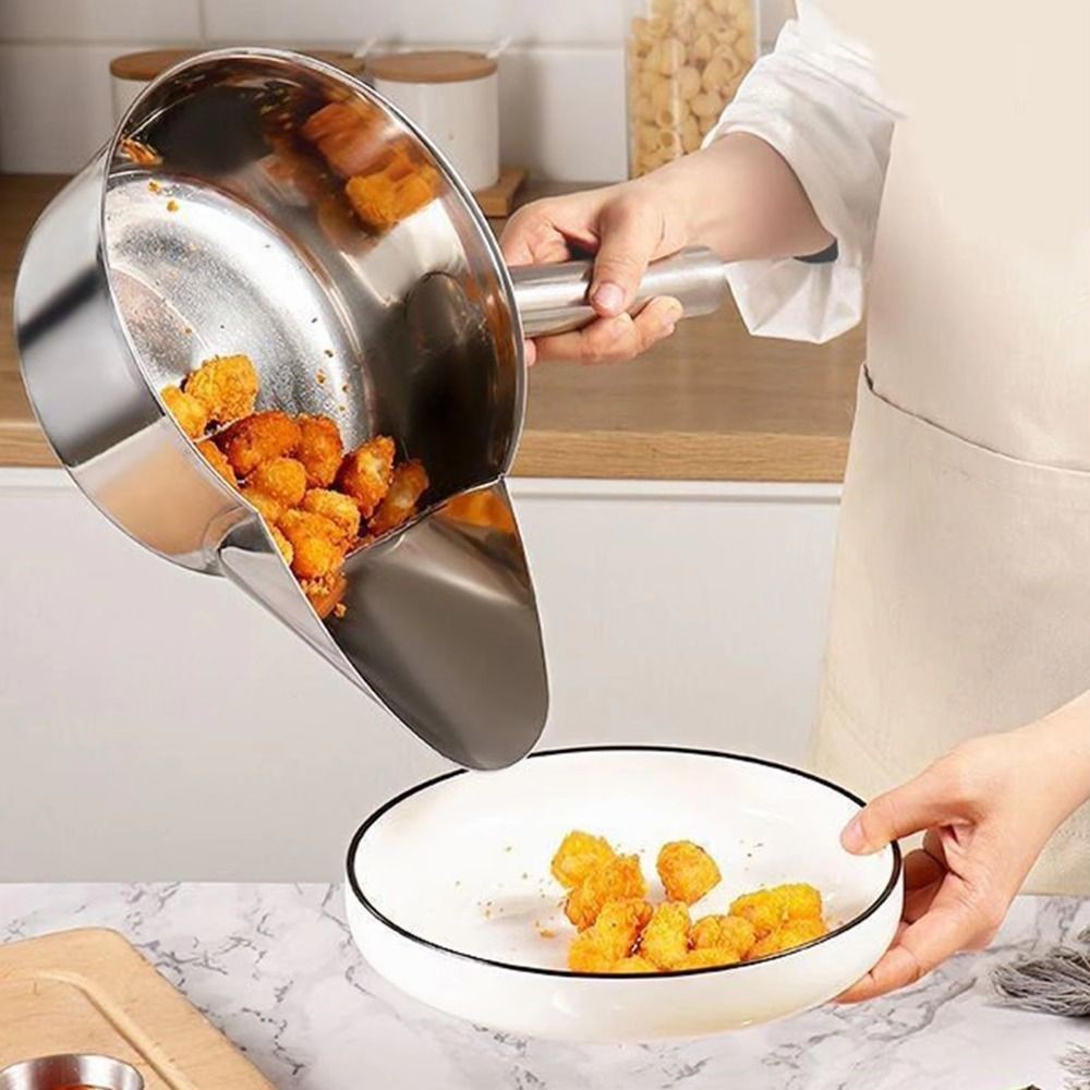 มอคโฮ ตักข้าวโพดคั่ว, สแตนเลสพร้อมที่จับตักทอดฝรั่งเศส, ช้อนบรรจุ ใบเรียกเก็บเงินเป็ด ออกแบบบรรจุภัณฑ์ที่เหมาะกับการทํางานตักน้ําแข็งครัวใช - รูปที่ 7