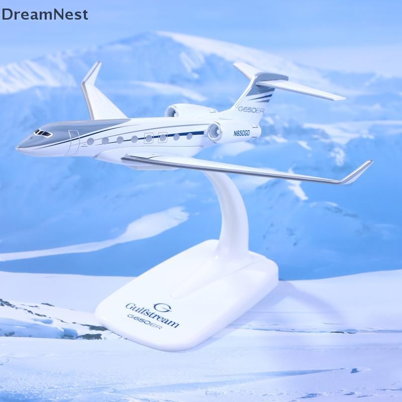 [DreamNest] 1PCS Gulfstream G650 Aircraft Diecast 1/200 Scale เครื่องบินรุ่นเครื่องบิน G650ER เครื่อ
