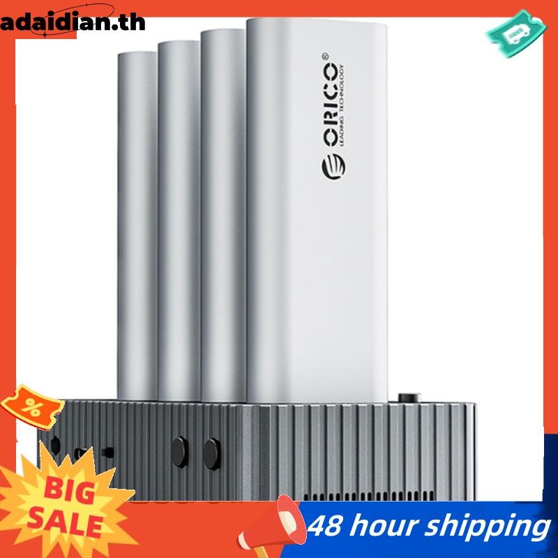 ม. 2 NVMe USB4 40Gbps 4 Bay Clone Docking Station สําหรับ SSD ภายในสําหรับ Offline Cloning SSD Dupli