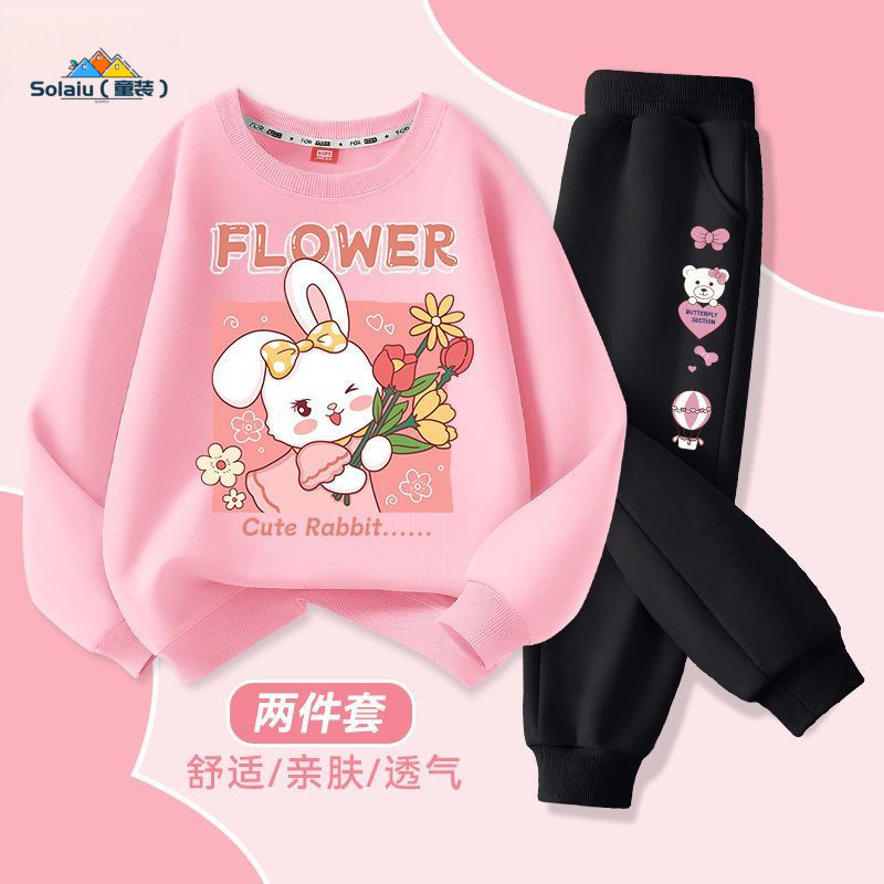 ชุดคอกลมแขนยาว ชุดลำลองสำหรับเด็ก ดีไซน์ใหม่-fashion