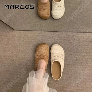 MRACOS สุภาพสตรีรองเท้าแตะแบนน้ำหนักเบาลื่นสุภาพสตรีรองเท้าแตะแบนรองเท้าชายหาดกันน้ำทนต่อการขัดถู#01