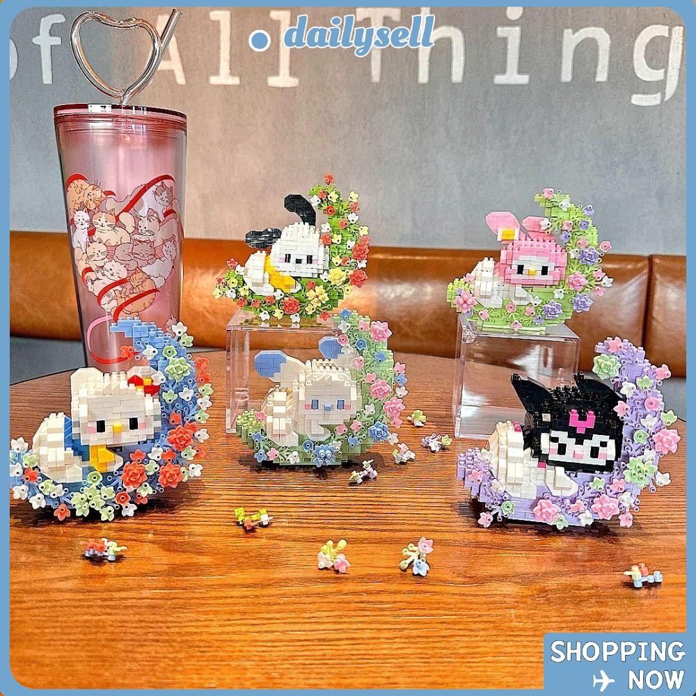 DAILY Building Block Model, Pochacco Sanrio Childrens Learning Toys, Styles Anime Character DIY Hell