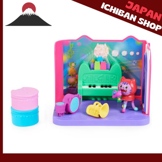 【จากประเทศญี่ปุ่น】 Gabby's Dollhouse DJ Catnip's Music Room Set