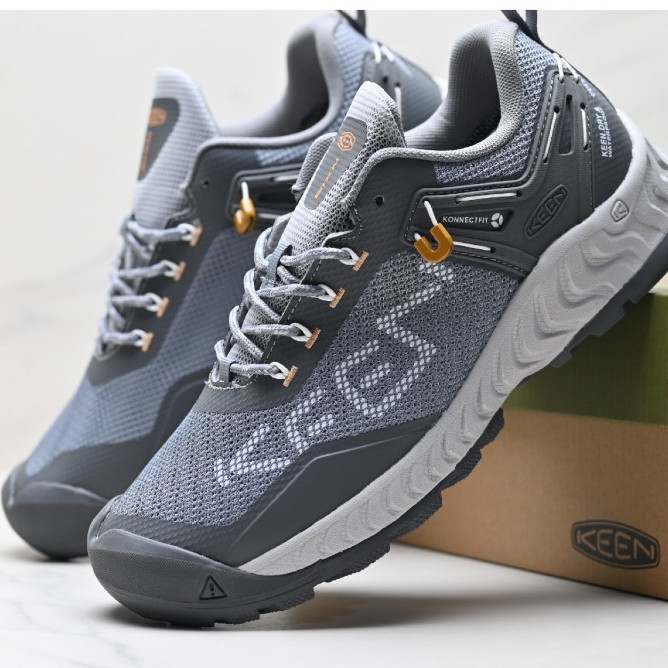 KEEN NXIS EVO WP รองเท้าเดินป่า breathable กันน้ํา สำหรับกิจกรรมกลางแจ้ง
