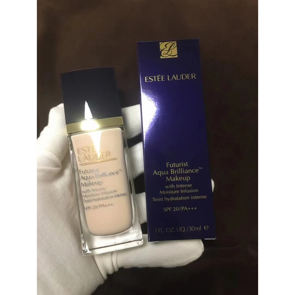 ที่ต้องการ 90ใหม่ Estee Lauder Aqua Foundation30ml/Ming Tong Premium Edition Ming Tong Edition คุณภา