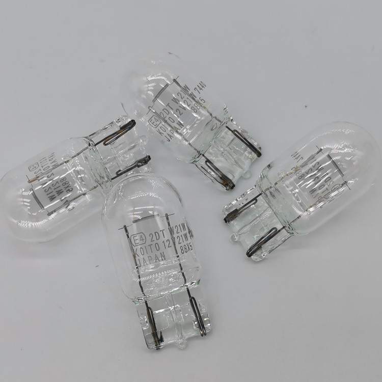 小แผ่นเกม E4 2DT W21W KOITO 12V 21W 7440 JAPAN T20 1881 灯ฆ่าเชื้อ