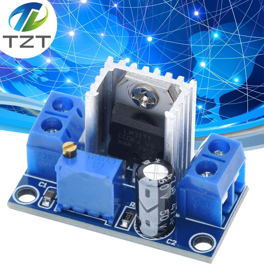 LM317 DC-DC Converter Buck ขั้นตอนลงแผงวงจรโมดูล Linear Regulator LM317 ปรับแรงดันไฟฟ้าแบบปรับได้แหล
