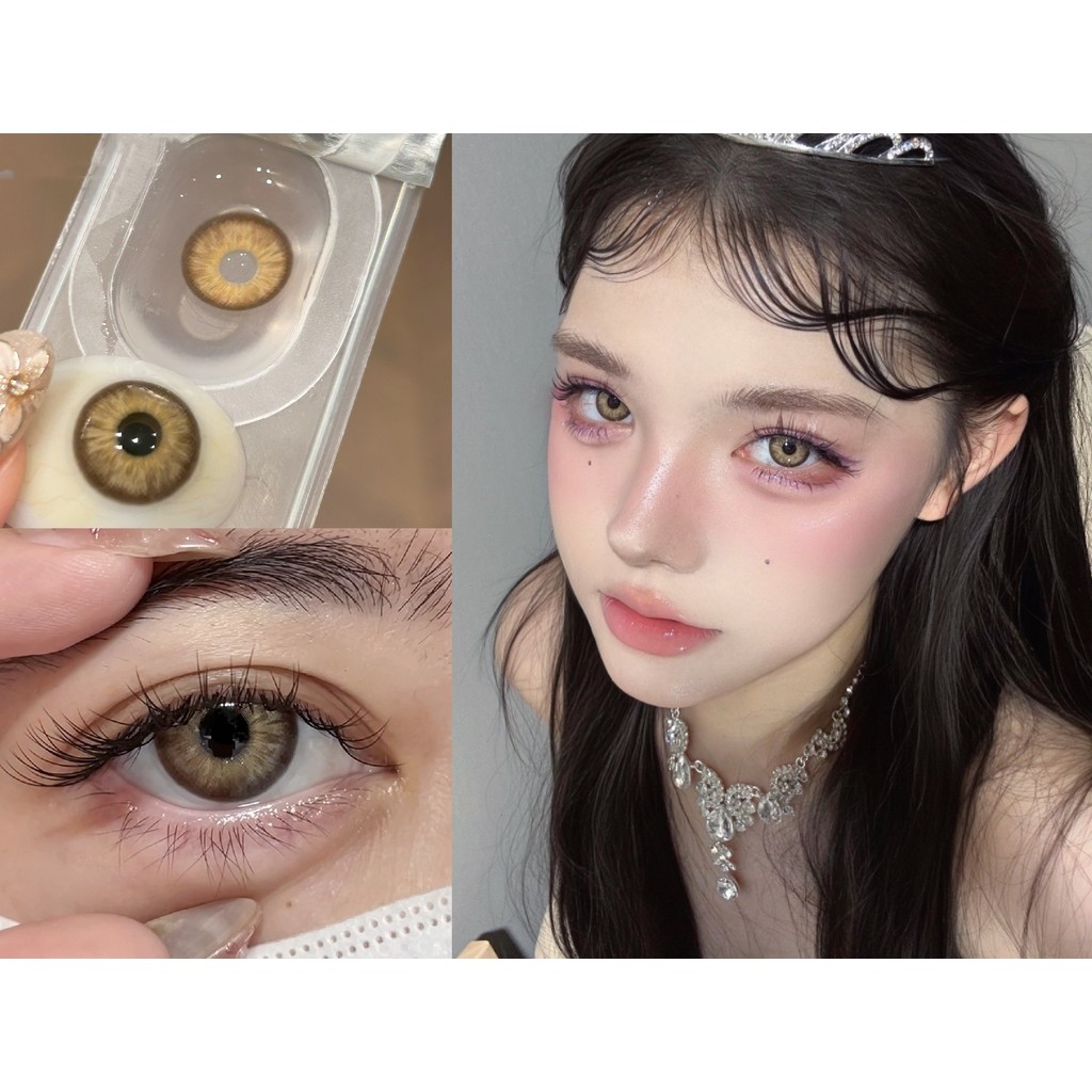 AJHHOU Series,Thestarlens Brand ,Big Size ,14.50mm ,Gdia 14.10mm,(เกรด 0-8), คอนแทคเลนส์ 6 เดือนใช้ 