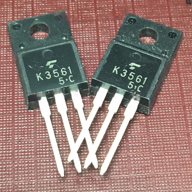 ((1 ชิ้น) ชิ้นส่วนอิเล็กทรอนิกส์ K3561 2SK3561 คลังสินค้าพร้อม MOS Field Effect Power Tube TO-220F 5