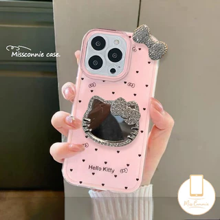 สําหรับOppo A3X A5i A5 A3 Pro A5X A38 A57 A7 A60 A18 A54 A3s A12 A17 A16s A15 A31 A76 A9 A79 A16 A67 A58 A74 3DกรณีBowknot Bracketแนวโน้มReno3Fน่ารัก เคส