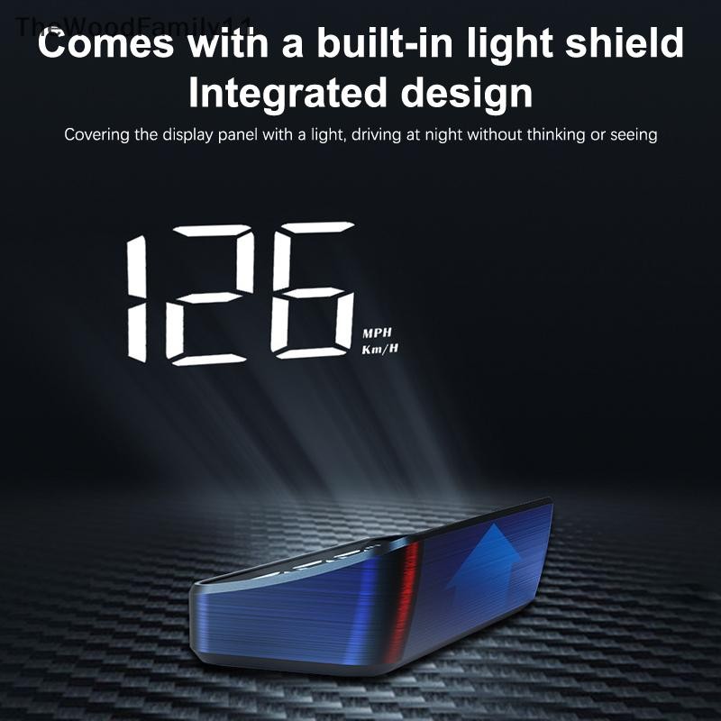 TT รถ Speedometer HUD GPS Head Up จอแสดงผล Digital Speed Meter กระจกโปรเจคเตอร์สําหรับยานพาหนะรถบรรท