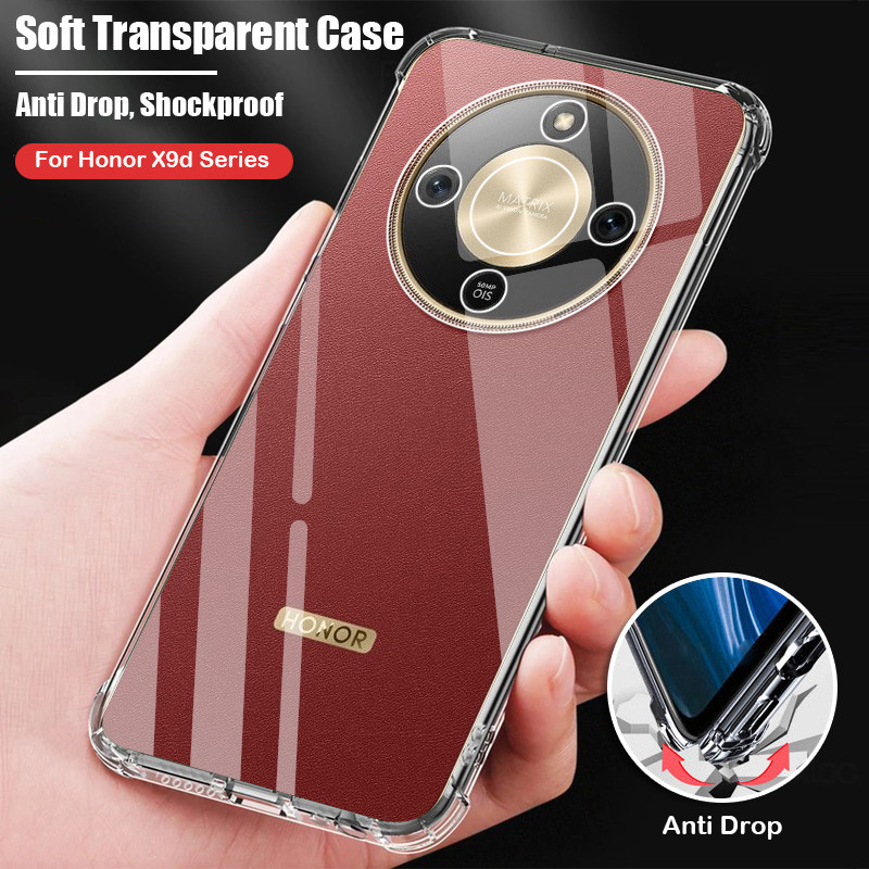 เคสโทรศัพท์สําหรับ Honor X9d X9c X9B X9A X9d สมาร์ท HonorX9d X6b 4G 5G 2025 โปร่งใสกันกระแทกปกหลังซิลิโคนนุ่ม TPU กันกระแทกเคสโทรศัพท์