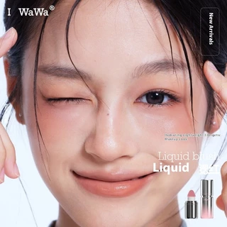 Iwawa Blush Liquid เผยผิว Tender และ Good Complexion Clear และโปร่งใส Contouring น้ําธรรมชาติ Light Lasting แต่งหน้า Matte บรรยากาศขยายแสงน้ํา