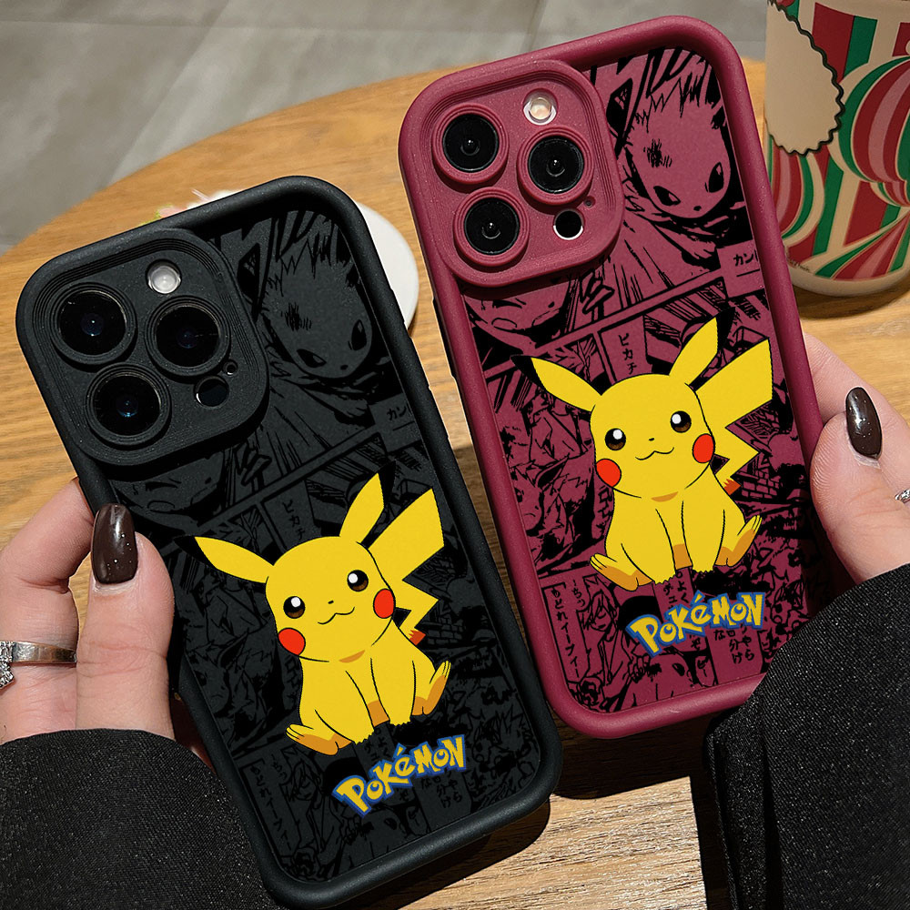 น่ารัก Pikachu Monster การ์ตูนสําหรับ Infinix Smart 10 9 8 7 Hot 50 หมายเหตุ 40 30 20 Play Itel RS4 