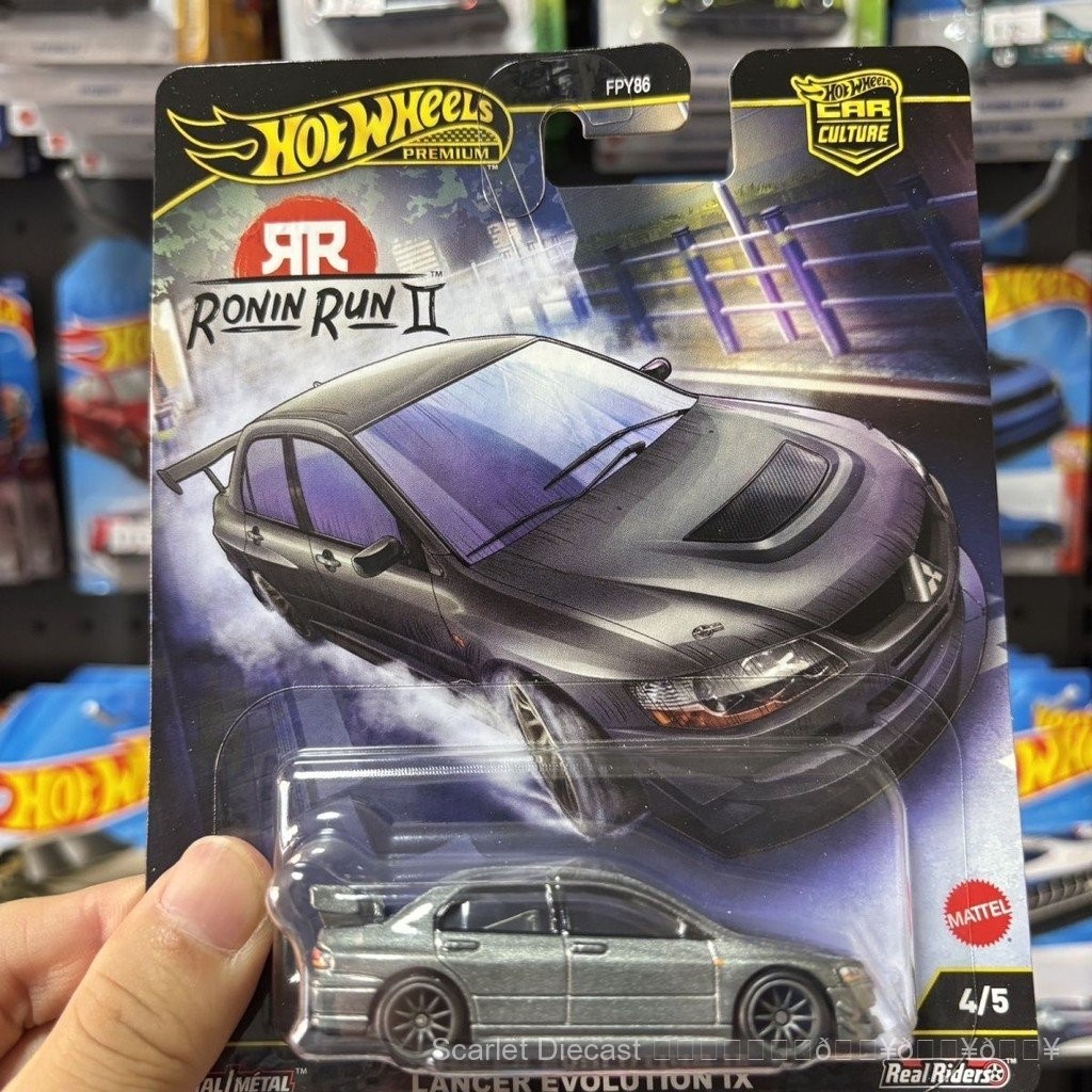  Hotwheels Gold Label Culture FPY86 Ronin Run 2 Mitsubishi Lancer EVO สีเทา CS6N