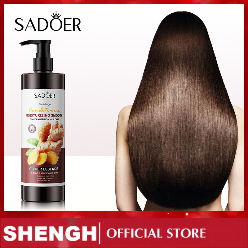 Ginger Conditioner SADOER Moisturizing Softening 500ml การดูแลความจุขนาดใหญ่