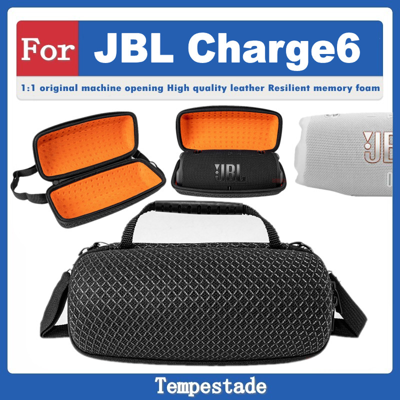 for JBL Charge6 การจัดเก็บเสียงเคสป้องกันถุงเก็บโปร่งแสง