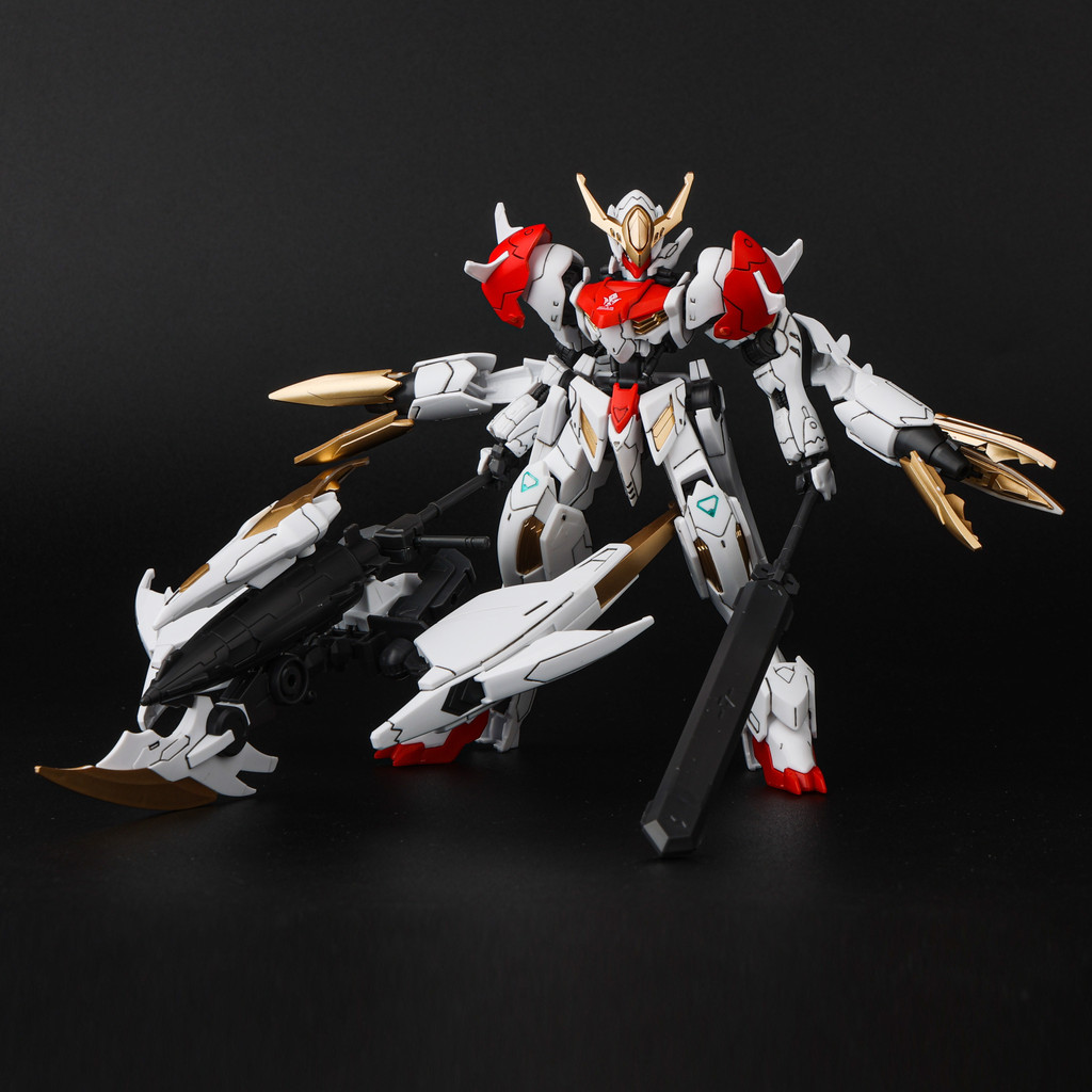 G GK Amazing Barbatos หมาป่าสีขาวแผ่นสเปรย์แชมเปญทอง HG Gundam รุ่นประกอบของเล่นรูปของขวัญในประเทศ KO ราคา ถูกที่สุด ดีลบีเคเค แกลเลอรีภาพที่ 5