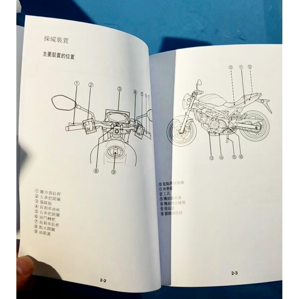 Suzuki suzuki SV650A SV 650 คู่มือจีน