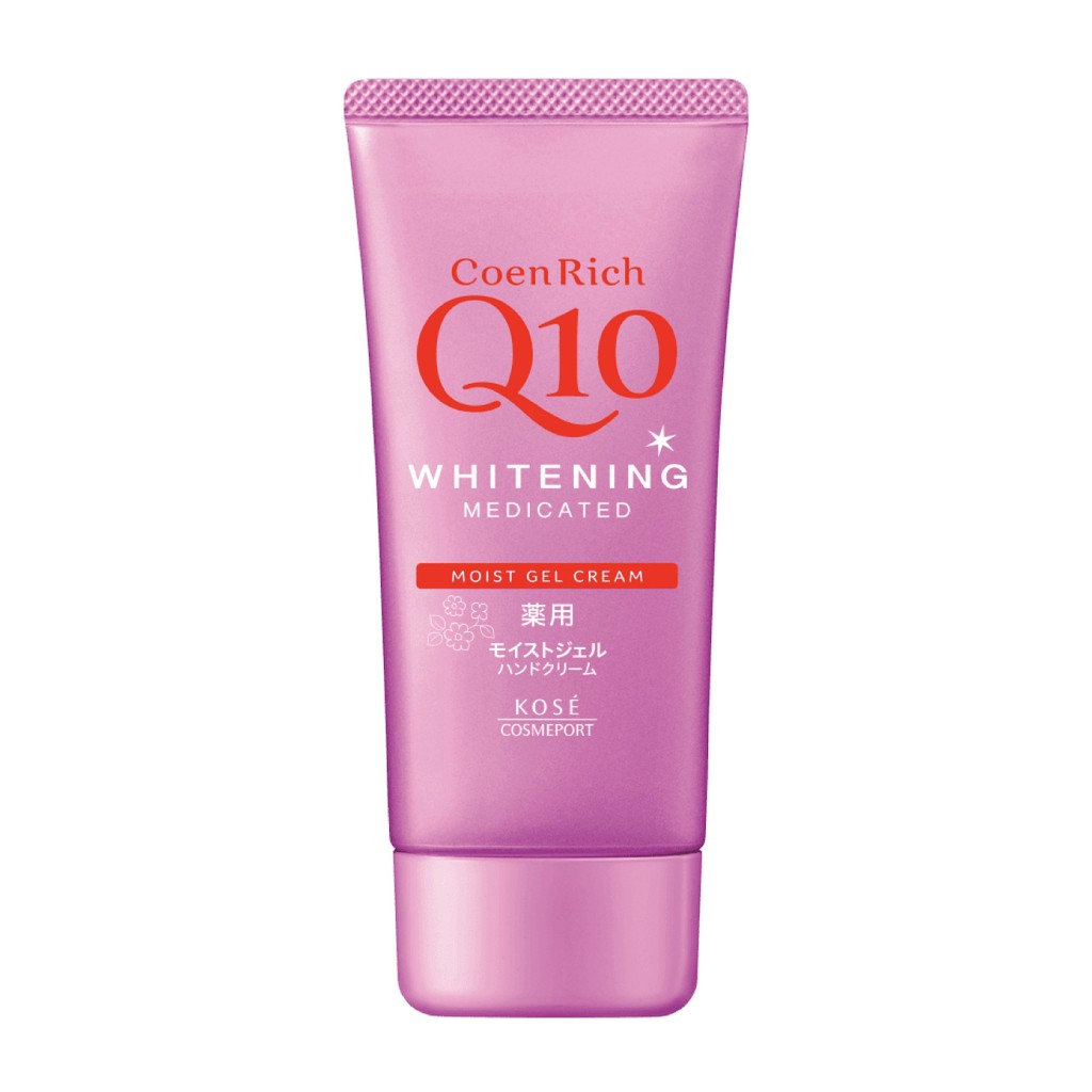 COENRICH Q10 WHITENING MOIST GEL CREAM 80 g / ครีมทาบำรุงผิวมือ สูตรเจล ไม่เหนอะหนะ กลิ่นไวท์ฟลอรัล