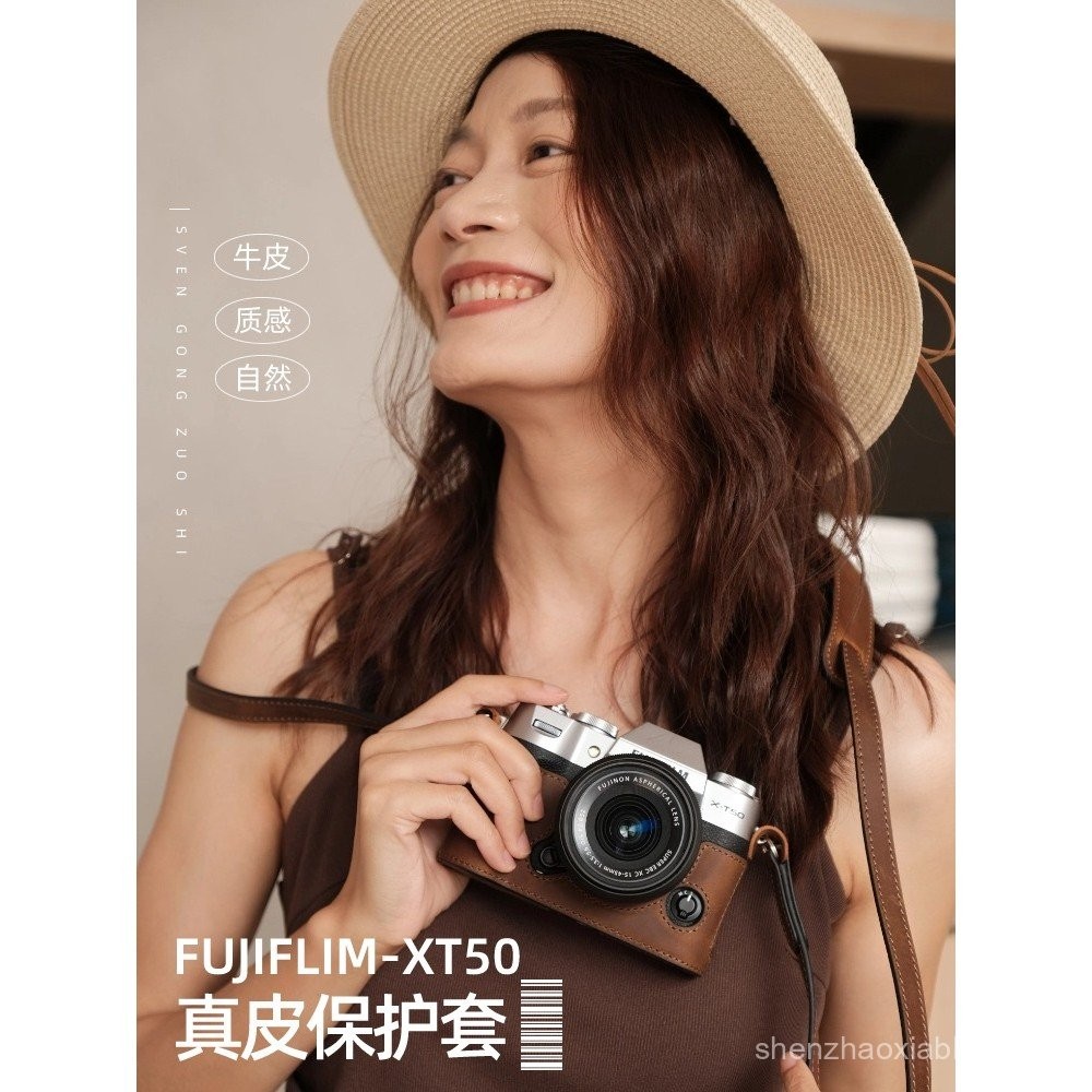SVEN Fuji xt50 เคสป้องกัน xt5 กระเป๋ากล้อง xm5 สายคล้องมือ XS20 อุปกรณ์เสริม xe5 เคสหนังแท้ xt30 รุ่
