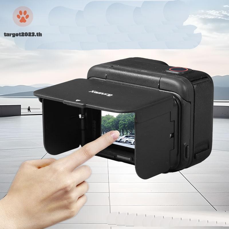 [ARG] 1 ชุดอุปกรณ์เสริมกล้องฮูดหน้าจอแม่เหล็กสําหรับ Insta360 Ace Pro/Ace Pro 2 ป้องกัน Anti-Glare Sun Shade รอบเอว-ระดับ [TH]
