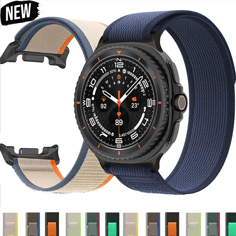 ไนลอน Trail loop สําหรับ Samsung Galaxy Watch 8 40 มม.44 มม.8 คลาสสิก 46 มม.กีฬา correa Band อุปกรณ์เสริม