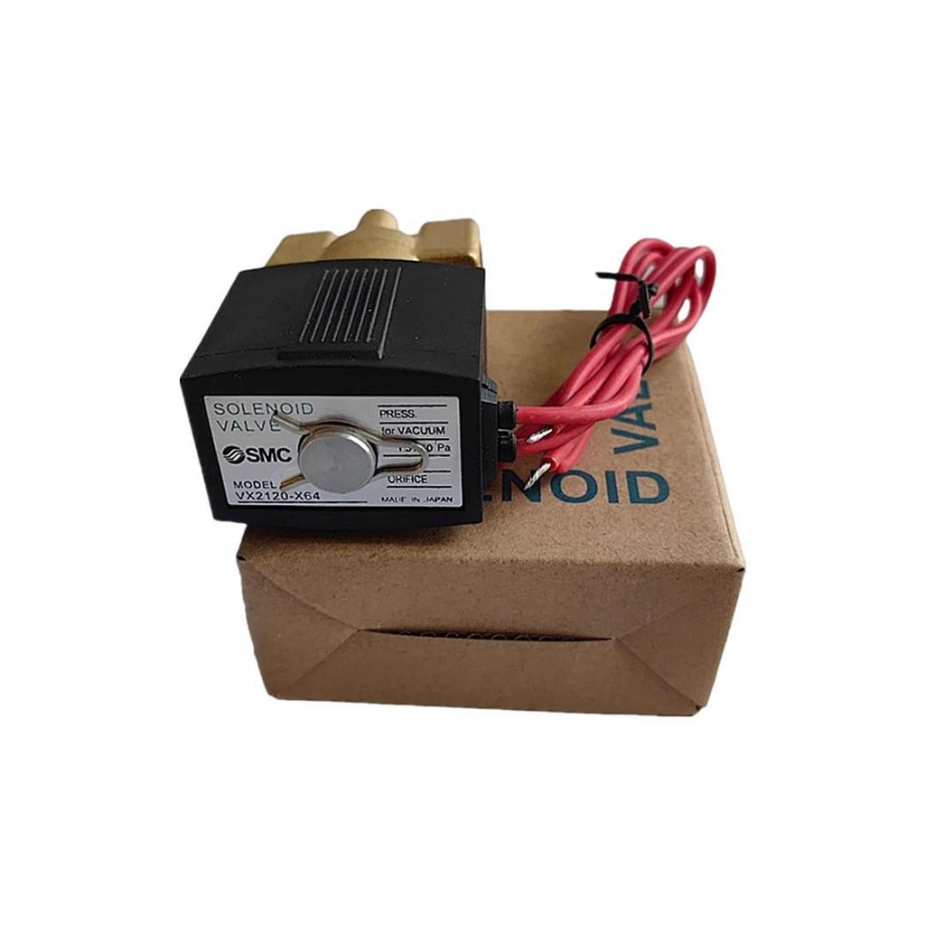 SMC Solenoid วาล์ว VX2120-X64 VX2120-08 10 2 จุด 3 จุดปกติปิดน้ําวาล์ว Air Valve 220V24V