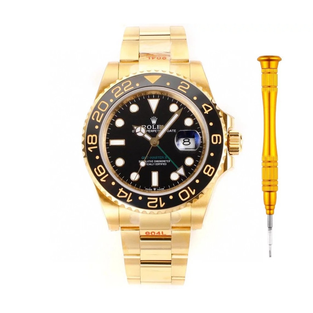 C Factory Major Breakthrough Retruction Peak ROLEX ROLEX Greeny (Coca-Cola) แหวนเซรามิกสีแดงสีน้ําเง