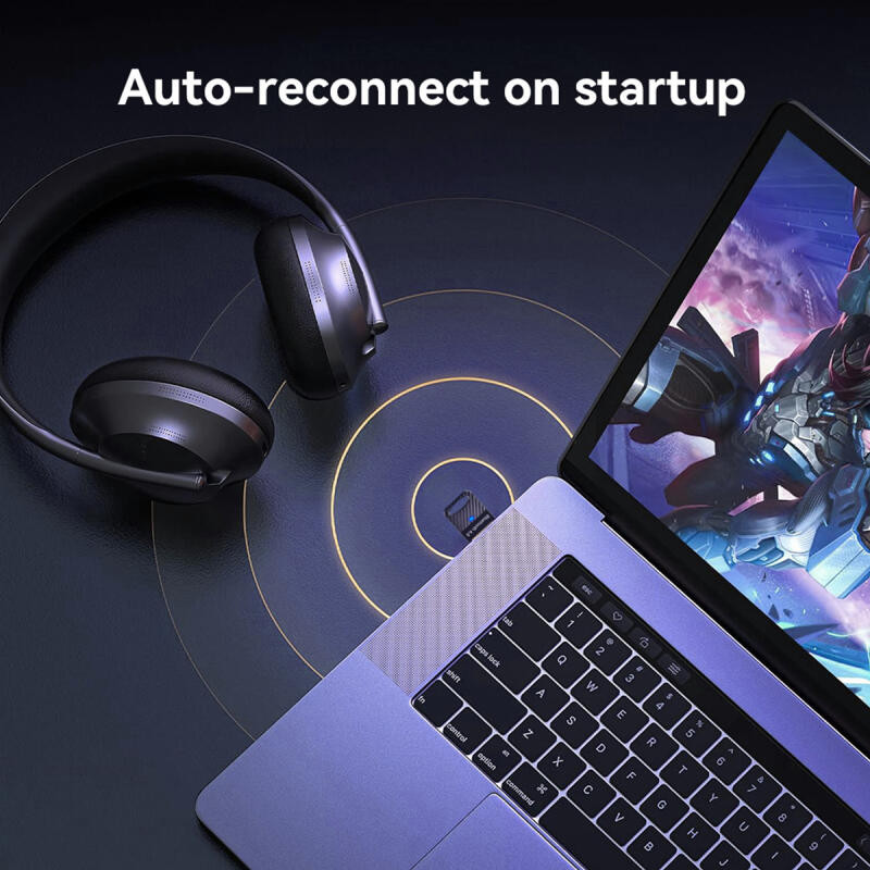 HdoorLink Bluetooth 6.0 อะแดปเตอร์เครื่องส่งสัญญาณเสียงไร้สาย USB Dongle สําหรับรถยนต์หูฟังลําโพง Windows 8.1/10/11 ไดร์เวอร์ฟรี ราคา ถูกที่สุด ดีลบีเคเค แกลเลอรีภาพที่ 5