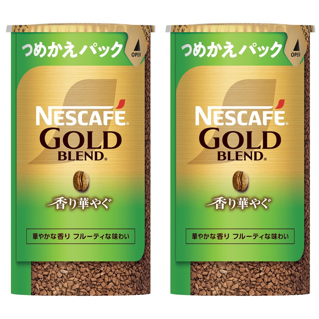 Nescafe Gold Blend Fragrant Eco & System Pack 95g x 2 (95 cups), Regular Soluble Coffee, Refill Pack