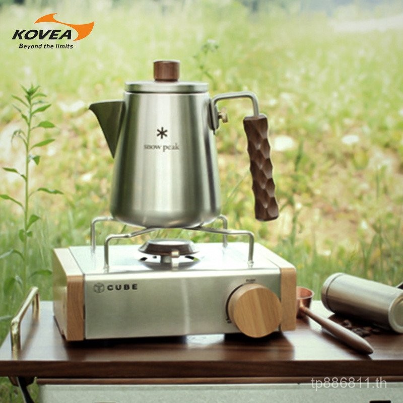 Kovea เตาเทปคาสเซ็ตกลางแจ้งเตาแก๊สน้ําเดือดนําเข้าแบบพกพาเฉพาะแก๊ส Camping cube เกาหลี Mini 1RAE