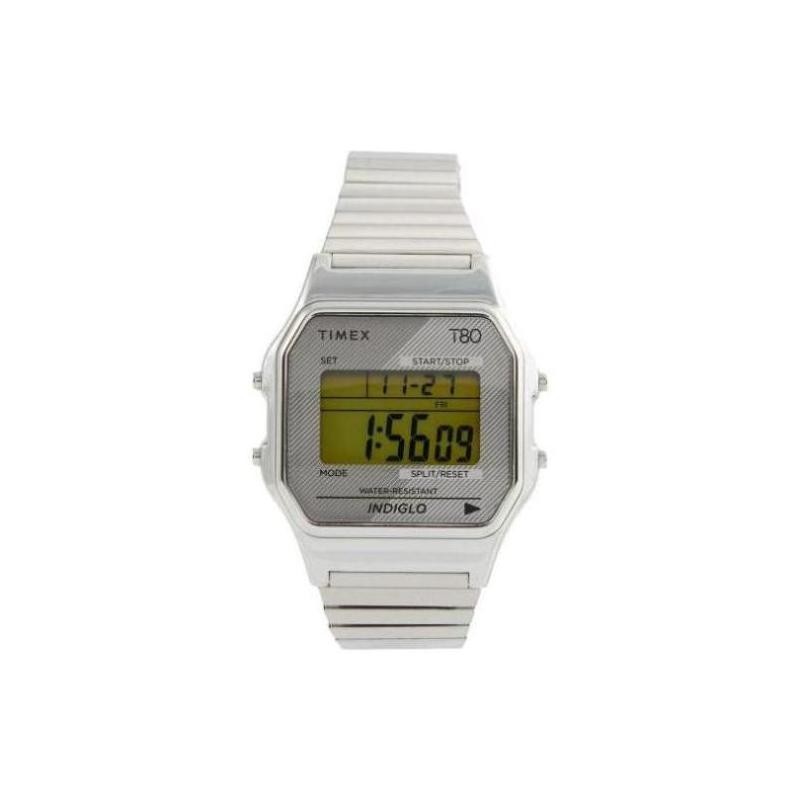 Timex/Timex Watch นาฬิกาอิเล็กทรอนิกส์ สแตนเลส Simple Retro Gift Watch 34mm ของแท้ 478Z7702