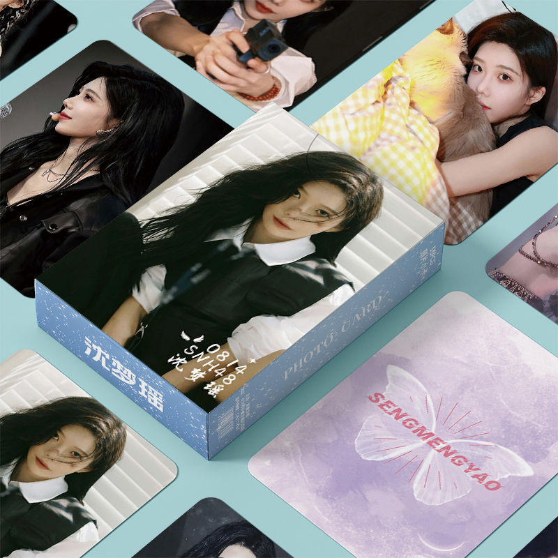 SNH48 Dream Edgees Foto Reddefoh Pack Boxe 55 Mini Card LOMO Card Storage SNH48 Shen Mengyao ส่วนบุค