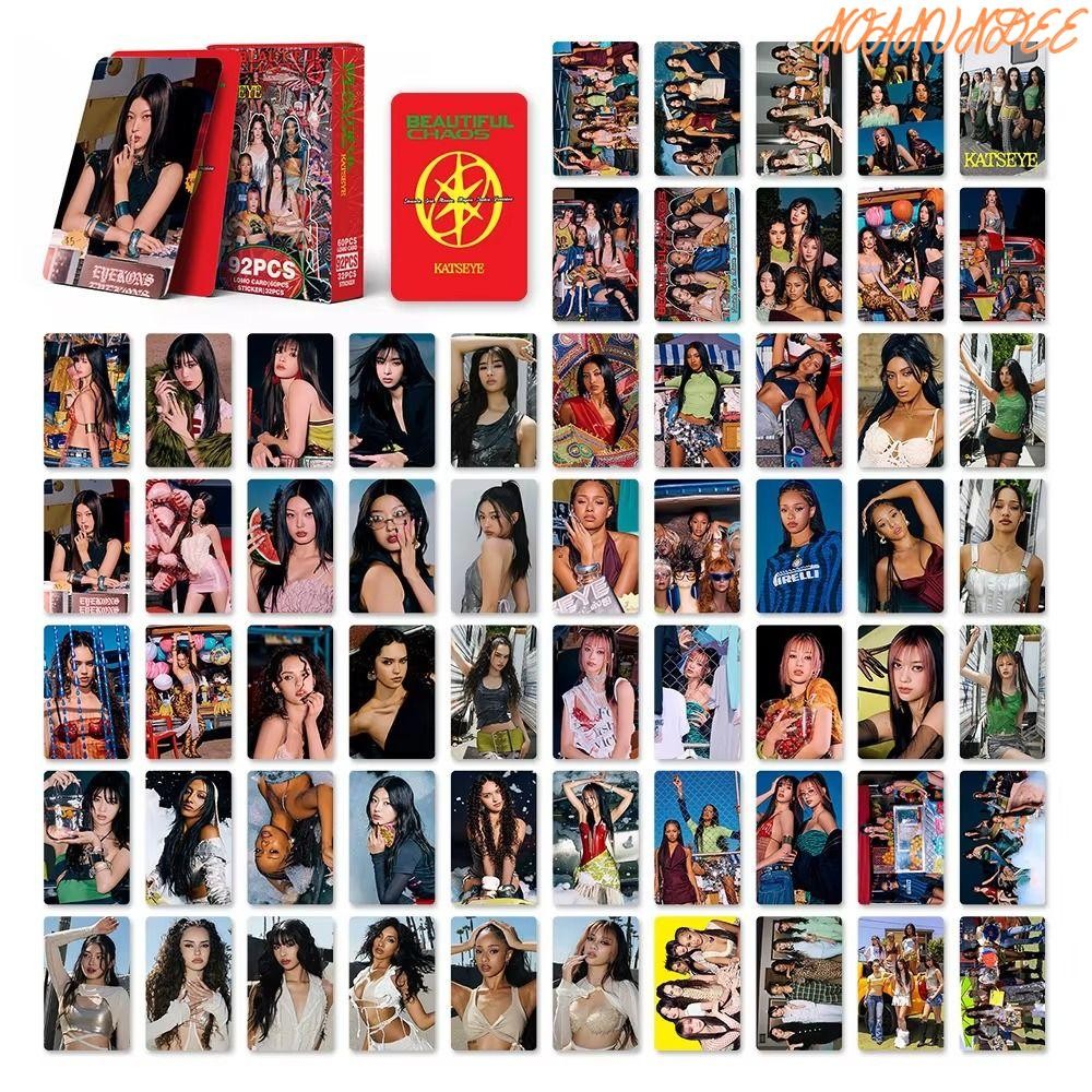 NOANUNDEE 92 ชิ้น/เซ็ต KATSEYE การ์ดรูปถ่าย Lomo, LARA DANAELA HD พิมพ์ KATSEYE อัลบั้ม LOMO การ์ด, 