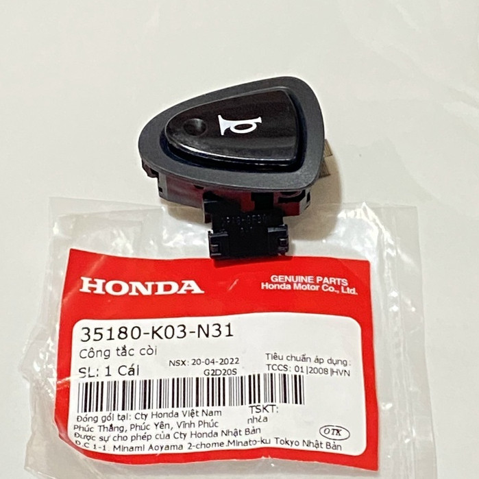 HORN BUTTON AB / SH MODE / LEAD 125 / VISION / PCX / SH VIET / S 110 / FU MAT / FU LED - ZIN GOODS -