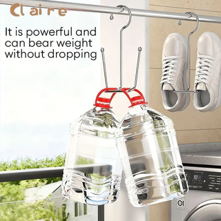 COD 1 ชิ้น สแตนเลส ไม้แขวนรองเท้า ที่ตากรองเท้า สินค้าพร้อมส่งในไทย Shoe drying rack Claire