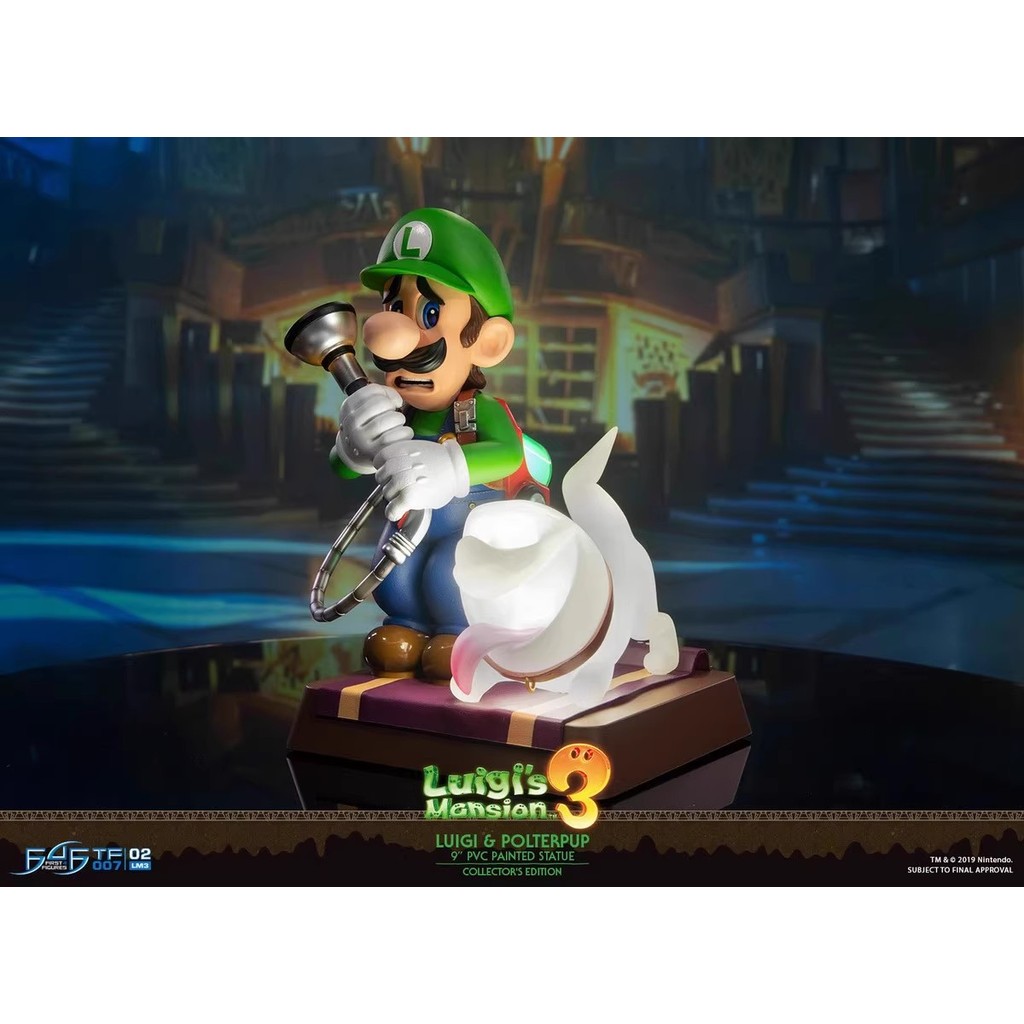 ตัวเลข 4 ตัวแรกรุ่น Luigis Mansion 3 ขนาด 9 นิ้ว